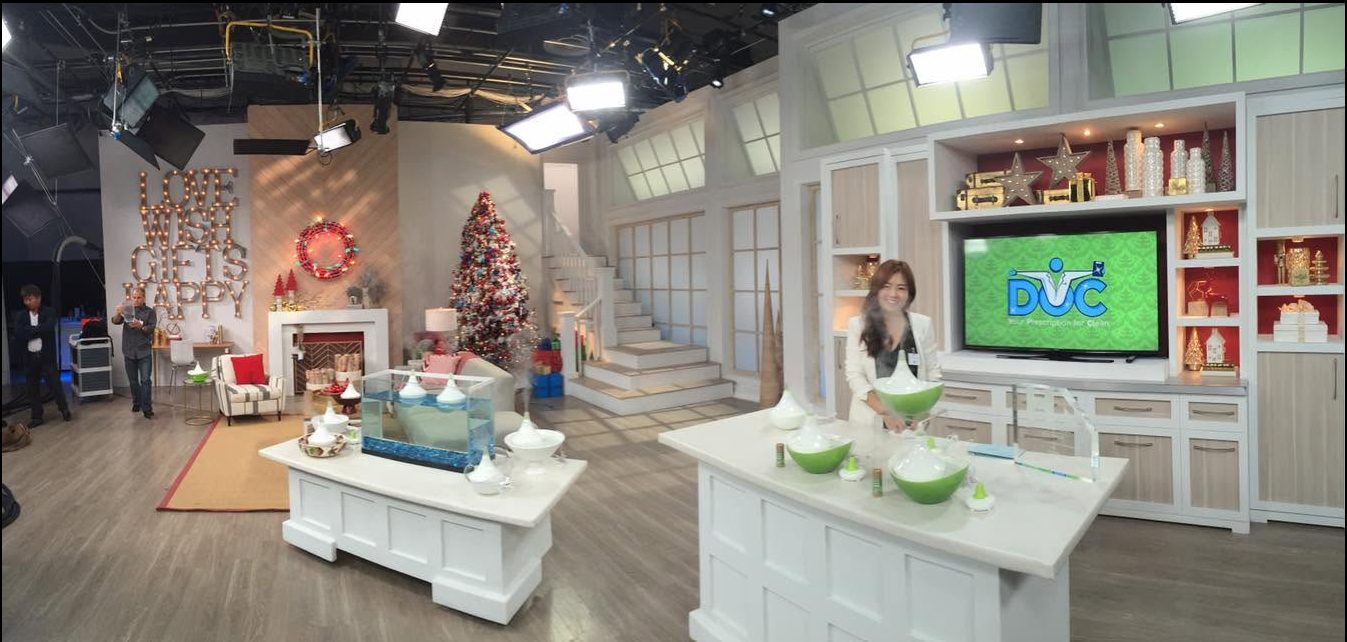 TV/studio set and product shoot environment — 스튜디오·세트